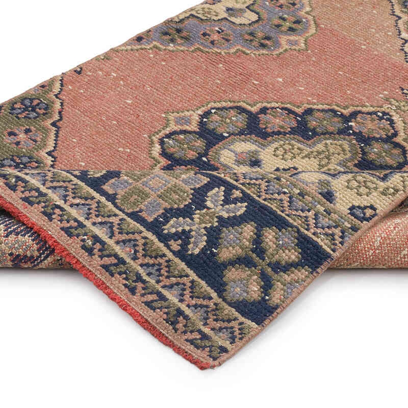 Vintage Turkish Hand-Knotted Runner - 2' 11" x 11' 6" (35" x 138") - K0070357