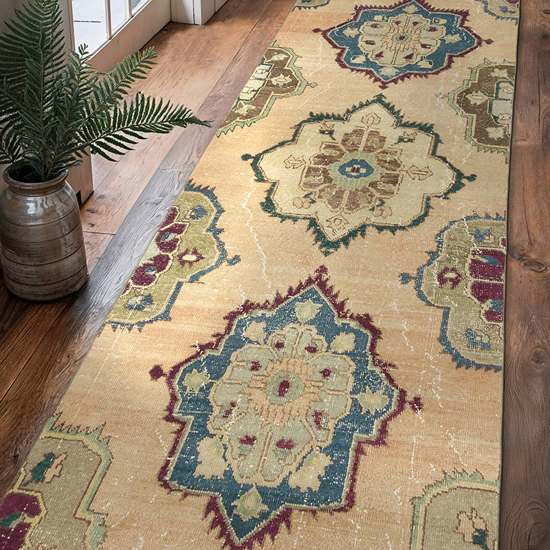 Vintage Anadolu Yolluk - 98 cm x 327 cm - K0070361