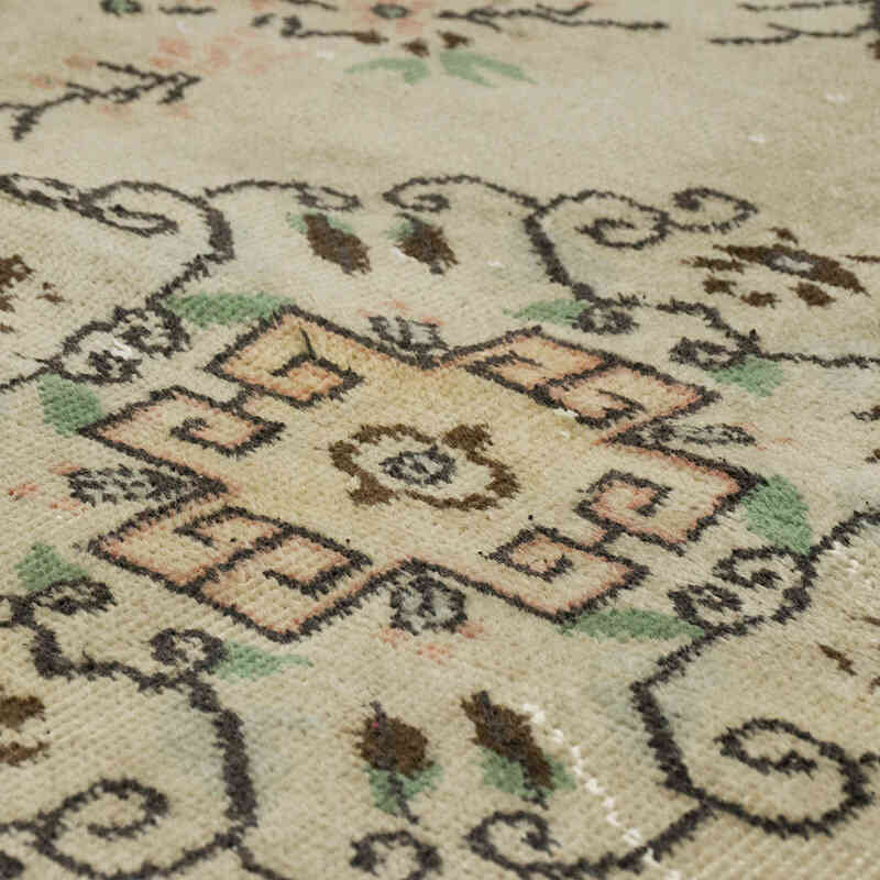 Alfombra Vintage Turca Anudada a Mano - 120 cm x 222 cm - K0070362