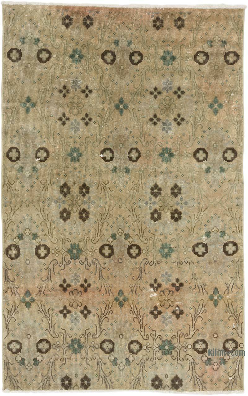 El Dokuma Vintage Halı - 100 cm x 160 cm - K0070363