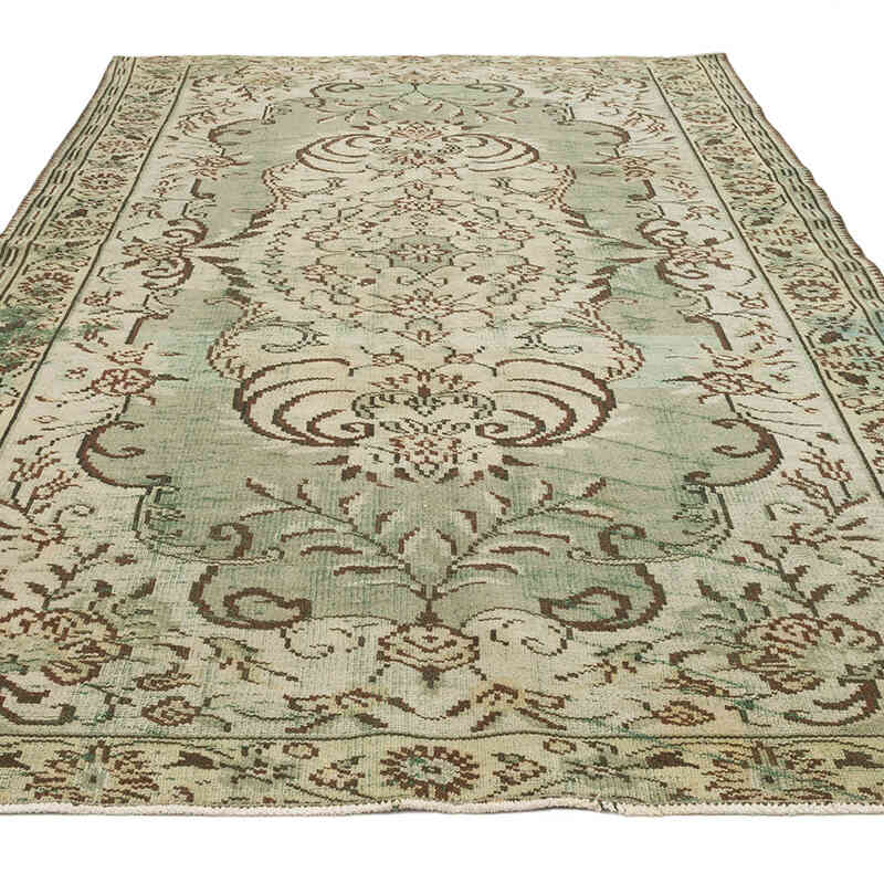 Alfombra Vintage Turca Anudada a Mano - 180 cm x 280 cm - K0070371