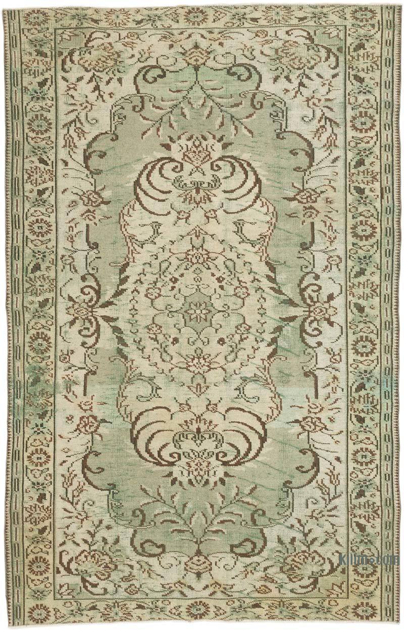 Alfombra Vintage Turca Anudada a Mano - 180 cm x 280 cm - K0070371