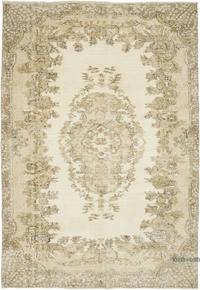 Vintage Turkish Hand-Knotted Rug - 5' 7" x 8'  (67" x 96")