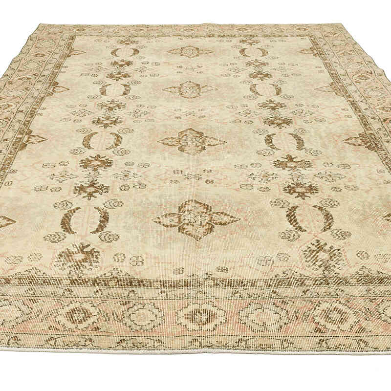Vintage Turkish Hand-Knotted Rug - 6' 7" x 9' 9" (79" x 117") - K0070378