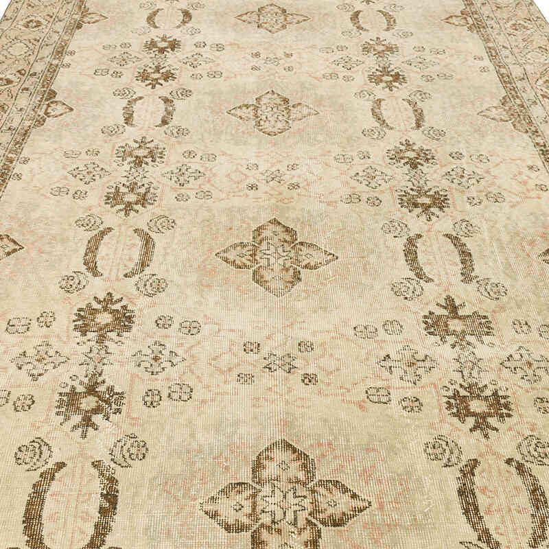 Vintage Turkish Hand-Knotted Rug - 6' 7" x 9' 9" (79" x 117") - K0070378
