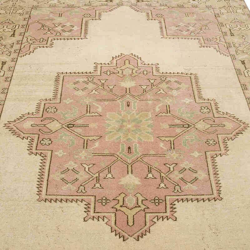 Alfombra Vintage Turca Anudada a Mano - 164 cm x 230 cm - K0070383