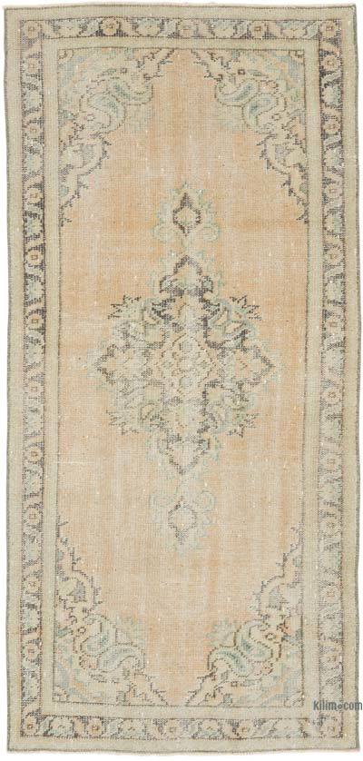 Vintage Turkish Hand-Knotted Rug - 3' 1" x 6' 6" (37" x 78")