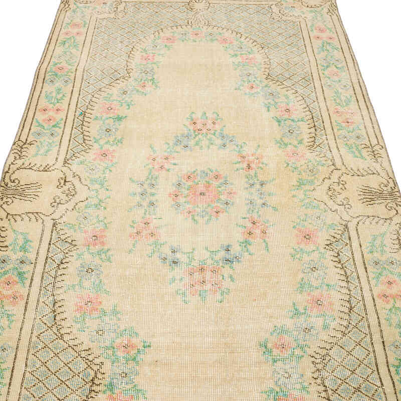 El Dokuma Vintage Halı - 109 cm x 224 cm - K0070390