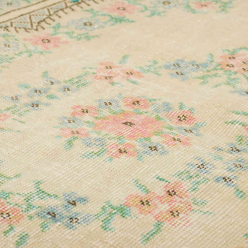 El Dokuma Vintage Halı - 109 cm x 224 cm - K0070390