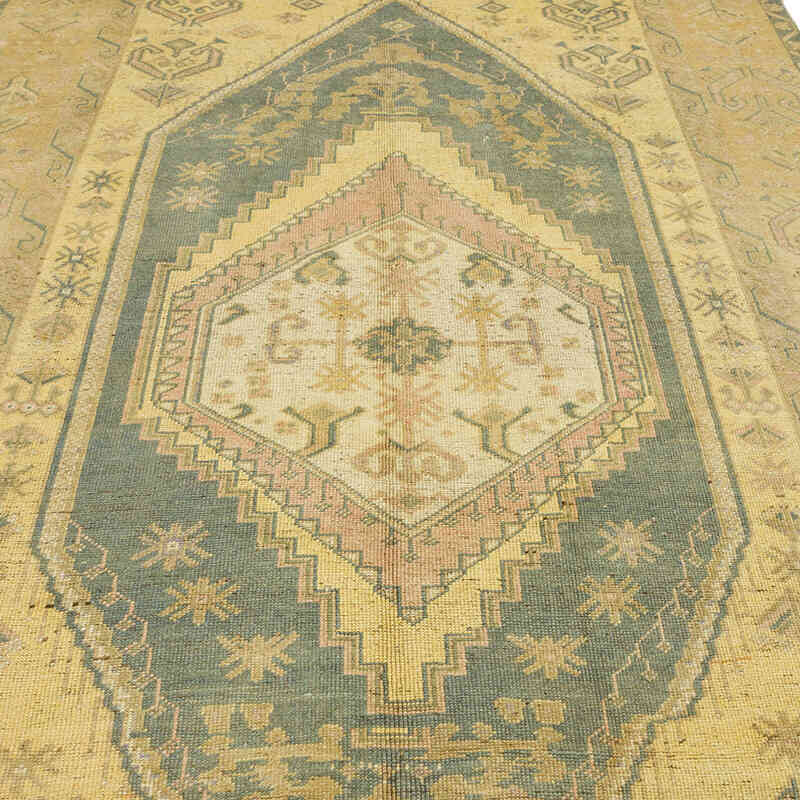 El Dokuma Vintage Halı - 198 cm x 342 cm - K0070396