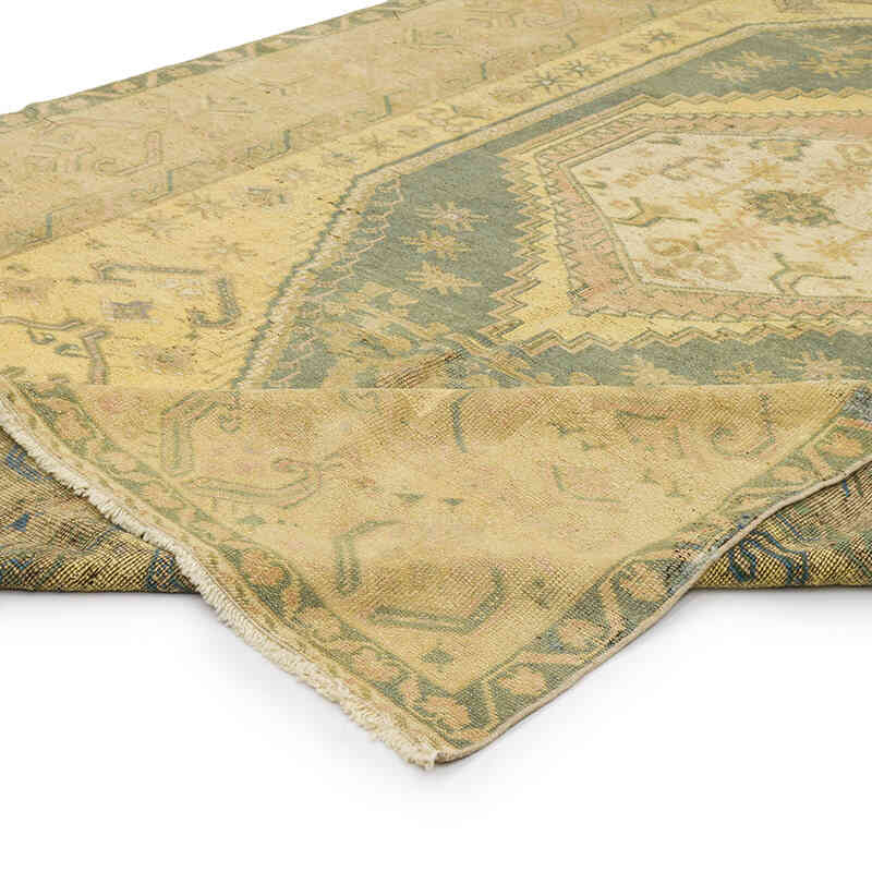 El Dokuma Vintage Halı - 198 cm x 342 cm - K0070396