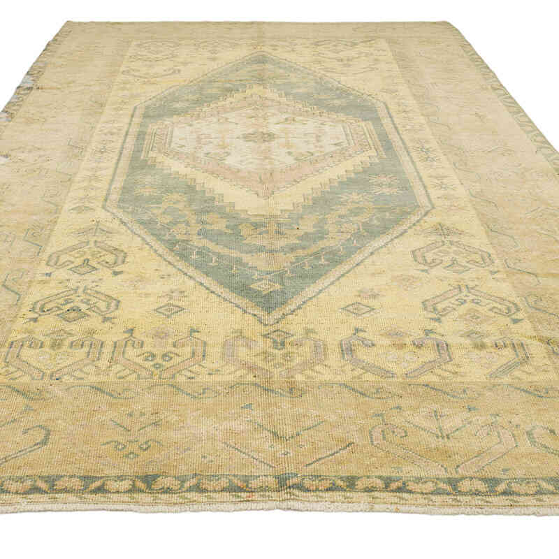 El Dokuma Vintage Halı - 198 cm x 342 cm - K0070396