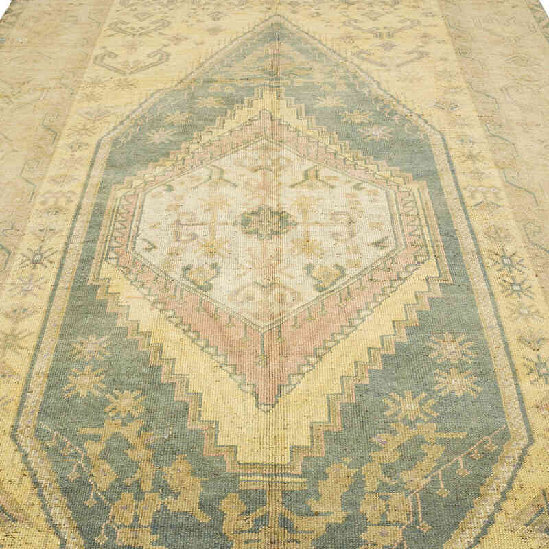 El Dokuma Vintage Halı - 198 cm x 342 cm - K0070396