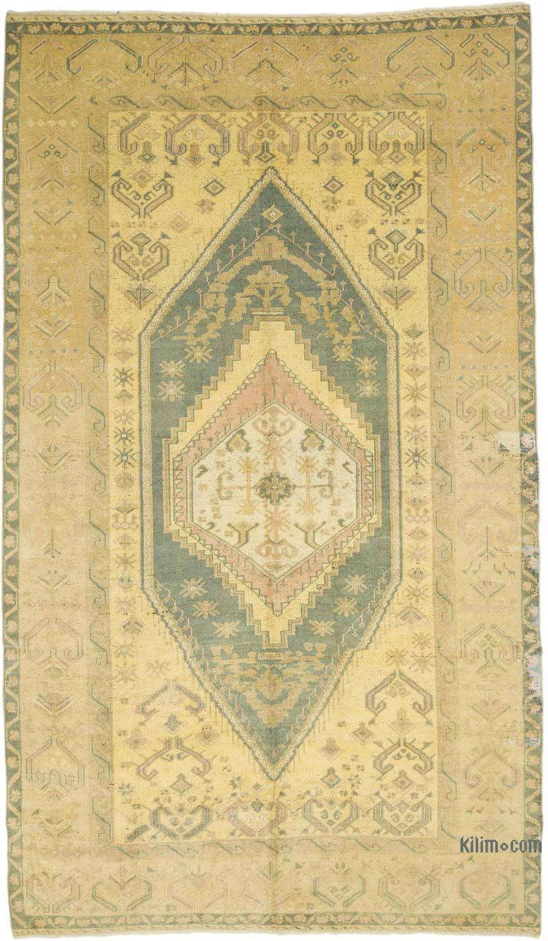 El Dokuma Vintage Halı - 198 cm x 342 cm - K0070396