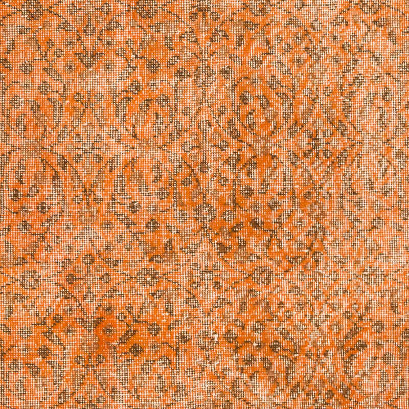 Boyalı El Dokuma Vintage Halı - 117 cm x 204 cm - K0070398