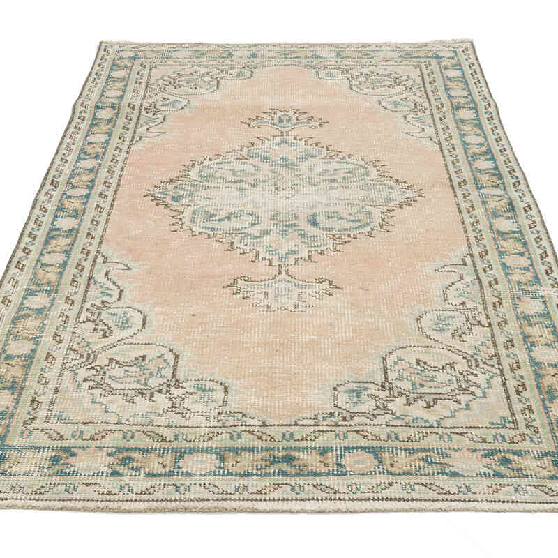 El Dokuma Vintage Halı - 105 cm x 189 cm - K0070399