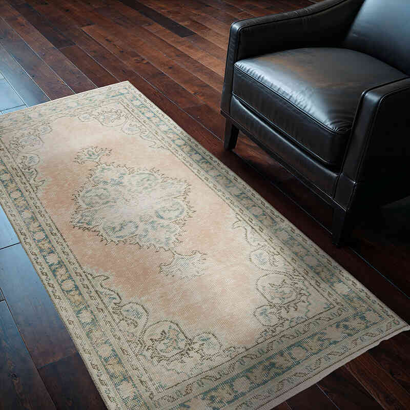 El Dokuma Vintage Halı - 105 cm x 189 cm - K0070399
