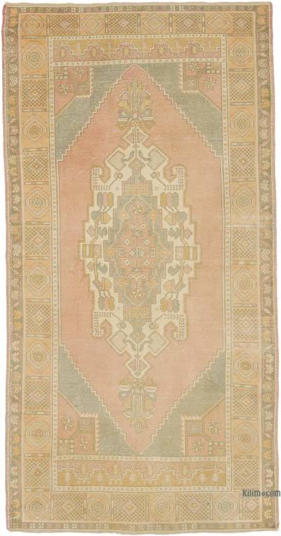 Vintage Turkish Hand-Knotted Rug - 4' 4" x 8' 4" (52" x 100")