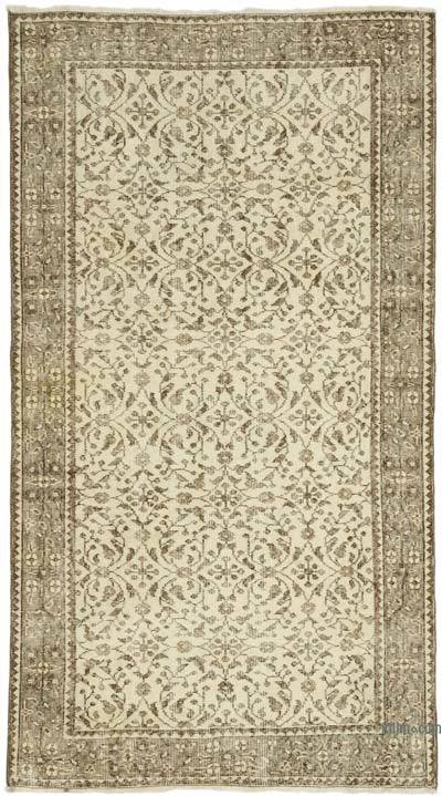 Vintage Turkish Hand-Knotted Rug - 3' 9" x 6' 9" (45" x 81")