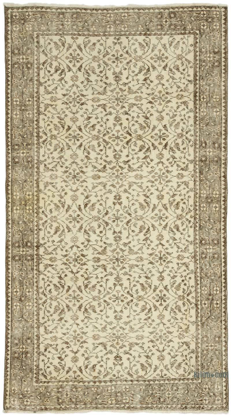 Vintage Turkish Hand-Knotted Rug - 3' 9" x 6' 9" (45" x 81") - K0070405