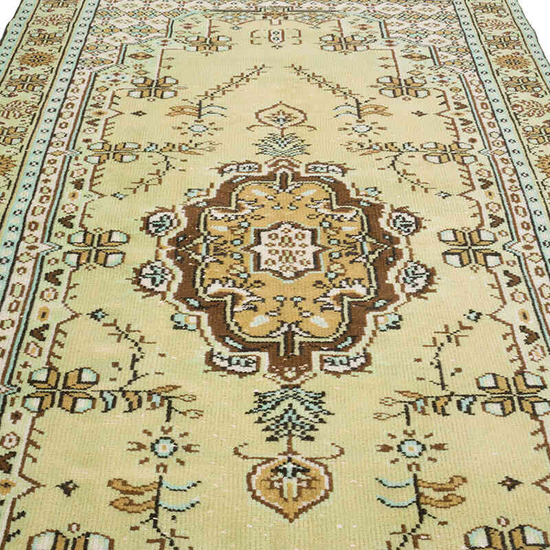 Alfombra Vintage Turca Anudada a Mano - 155 cm x 255 cm - K0070407