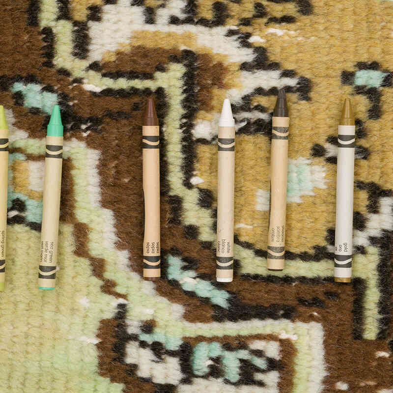 Alfombra Vintage Turca Anudada a Mano - 155 cm x 255 cm - K0070407