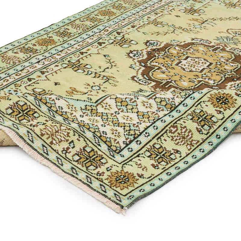 Alfombra Vintage Turca Anudada a Mano - 155 cm x 255 cm - K0070407