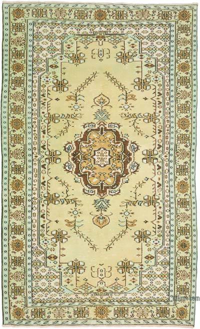 Alfombra Vintage Turca Anudada a Mano - 155 cm x 255 cm