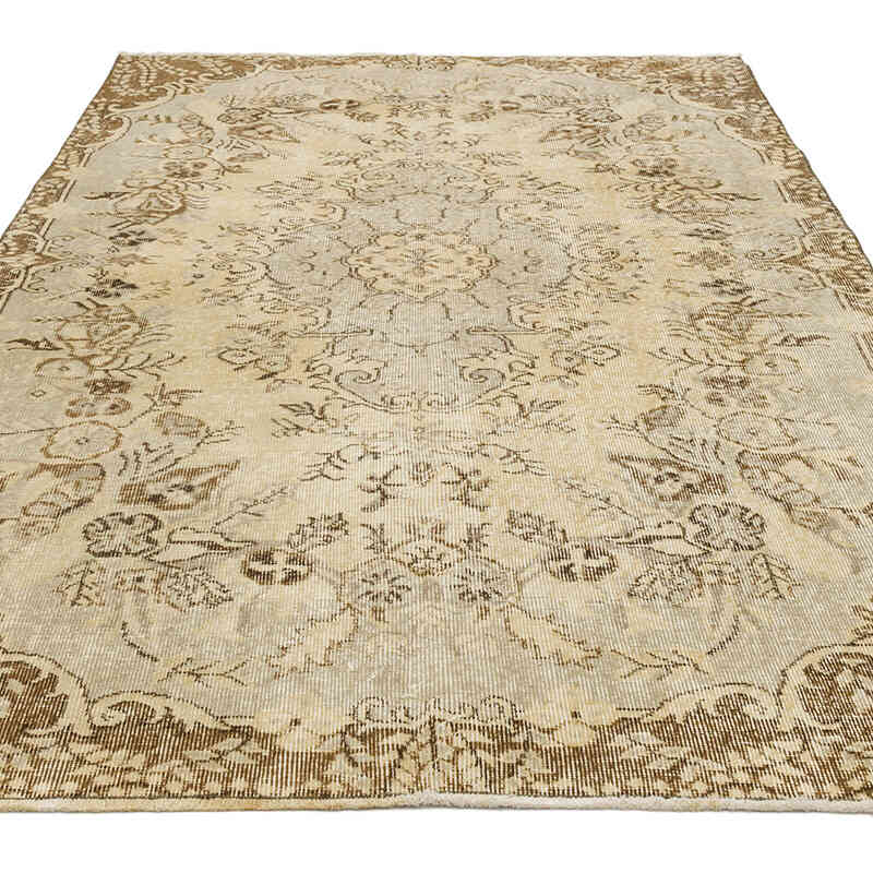 Vintage Turkish Hand-Knotted Rug - 5' 1" x 8' 1" (61" x 97") - K0070408