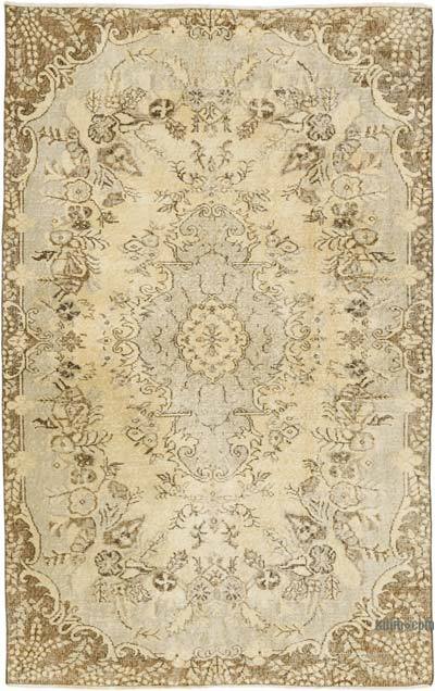 Vintage Turkish Hand-Knotted Rug - 5' 1" x 8' 1" (61" x 97")