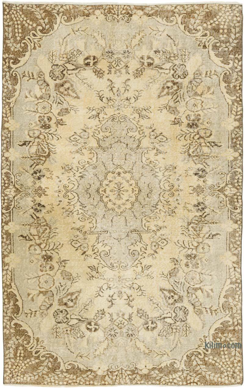 Vintage Turkish Hand-Knotted Rug - 5' 1" x 8' 1" (61" x 97") - K0070408