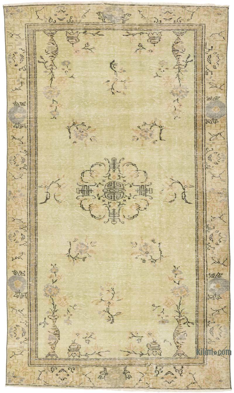 Alfombra Vintage Turca Anudada a Mano - 180 cm x 303 cm - K0070409