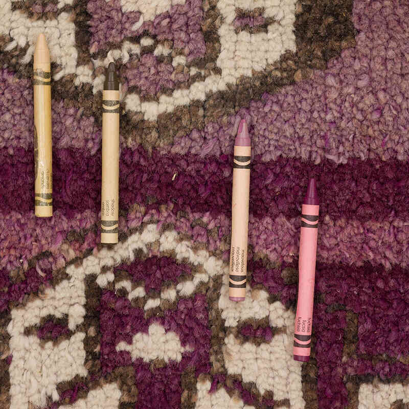 Alfombra Vintage de pasillo - 93 cm x 420 cm - K0070410