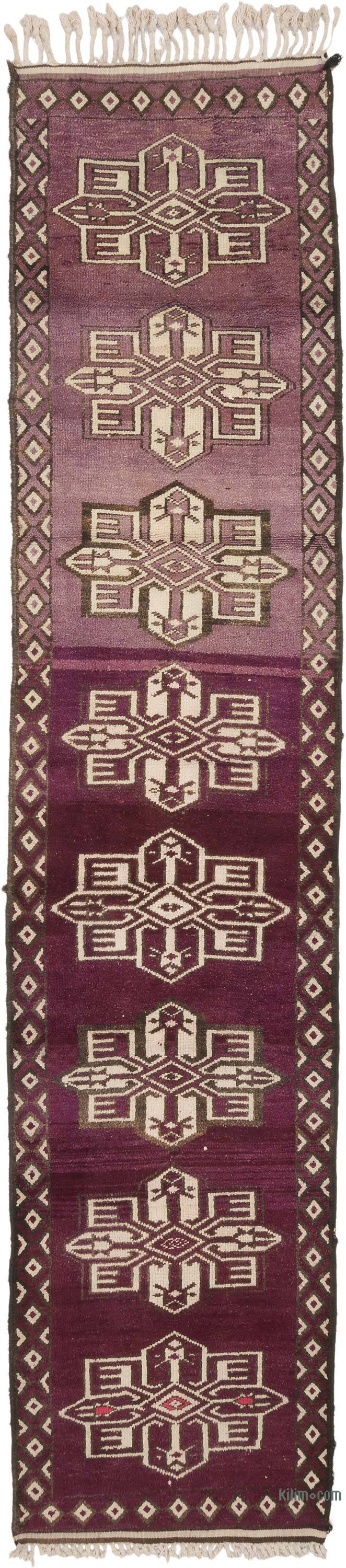 Alfombra Vintage de pasillo - 93 cm x 420 cm - K0070410