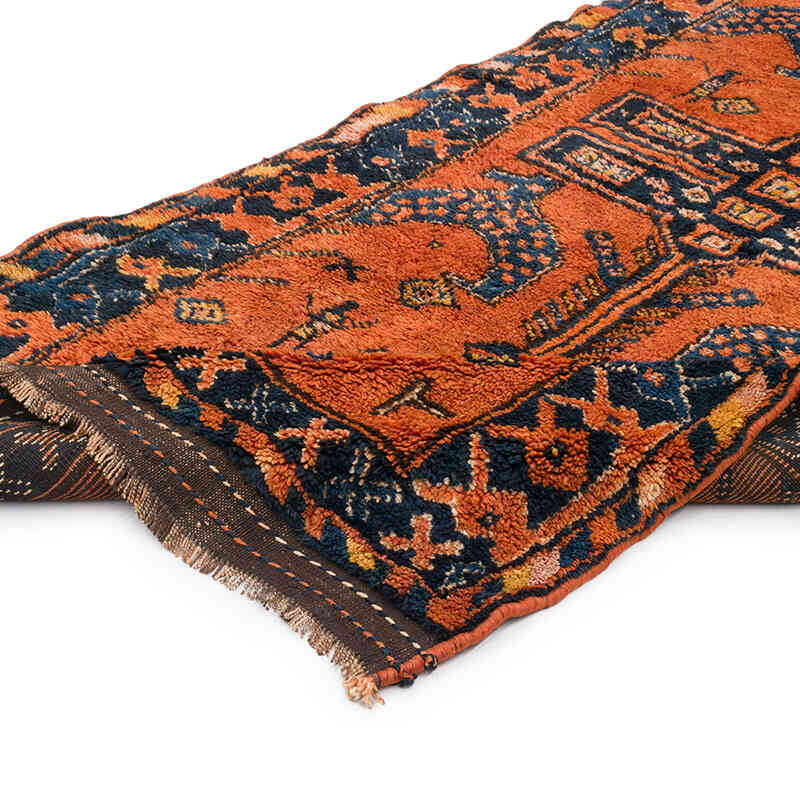 Vintage Tribal Runner Rug - 3' 7" x 9' 1" (43" x 109") - K0070412