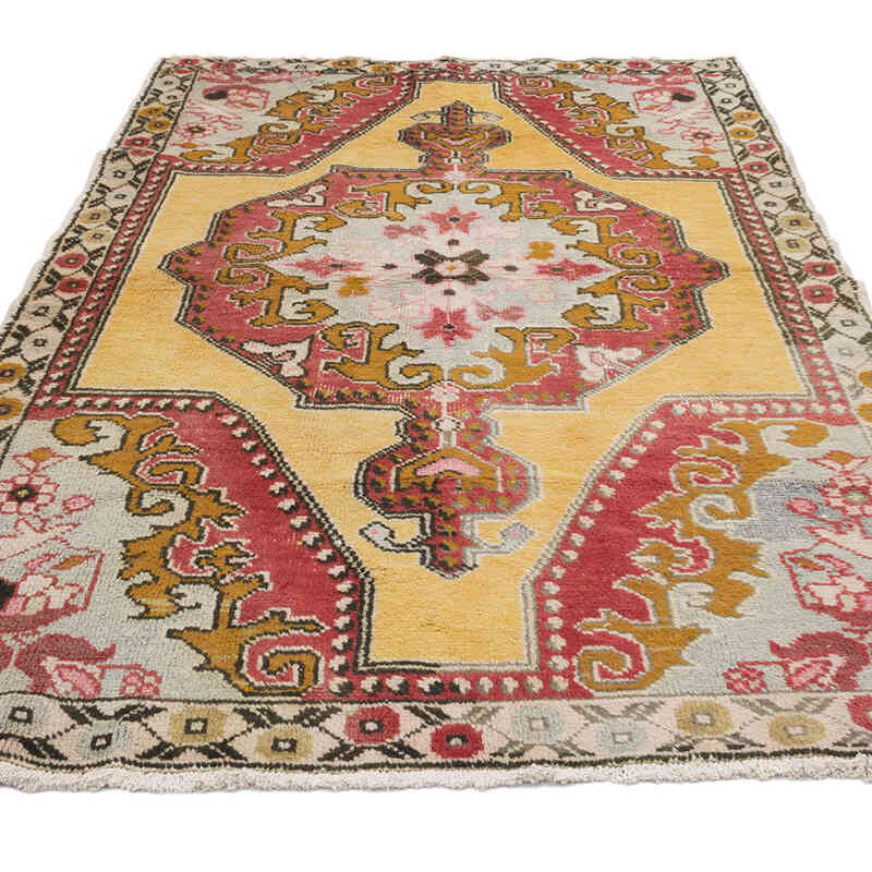El Dokuma Vintage Halı - 141 cm x 212 cm - K0070415