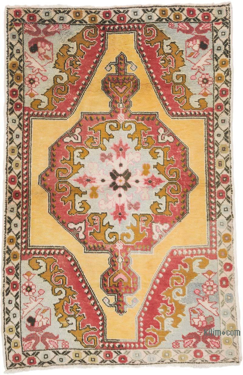 El Dokuma Vintage Halı - 141 cm x 212 cm - K0070415