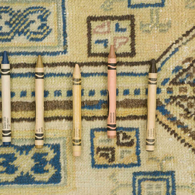 Vintage Turkish Hand-Knotted Rug - 6' 4" x 9' 7" (76" x 115") - K0070419