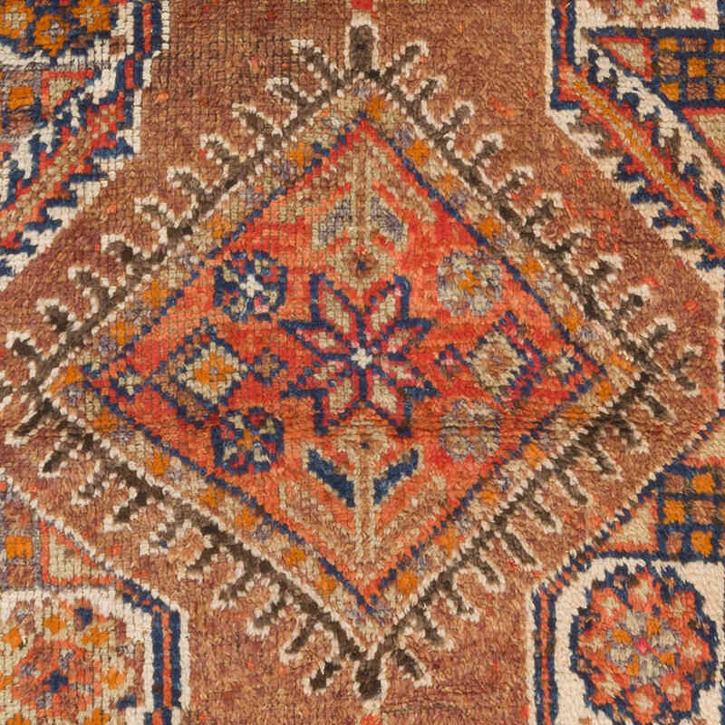Vintage Tribal Runner Rug - 3' 7" x 10'  (43" x 120") - K0070420