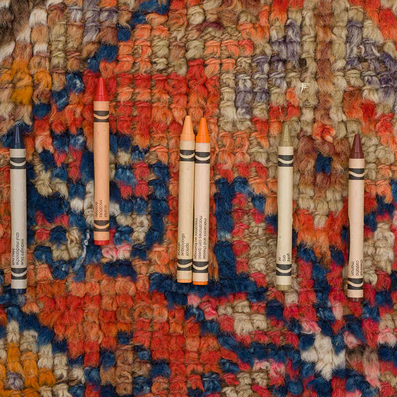 Vintage Tribal Runner Rug - 3' 7" x 10'  (43" x 120") - K0070420