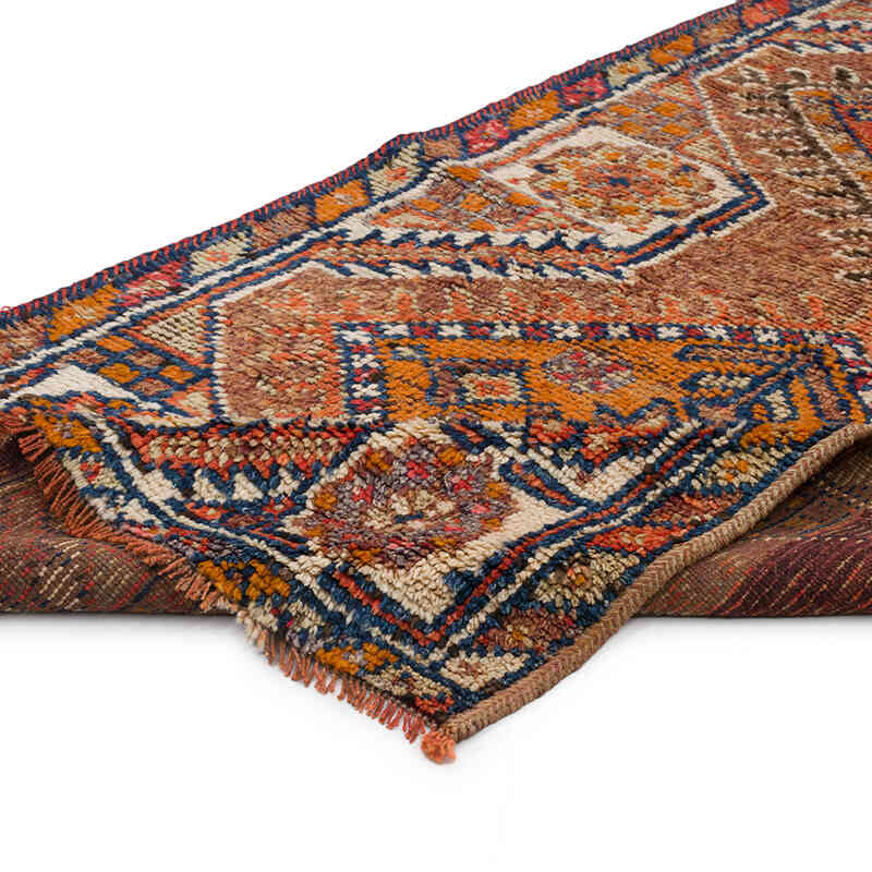 Vintage Tribal Runner Rug - 3' 7" x 10'  (43" x 120") - K0070420
