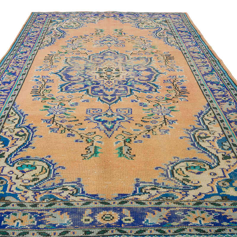 El Dokuma Vintage Halı - 182 cm x 303 cm - K0070421