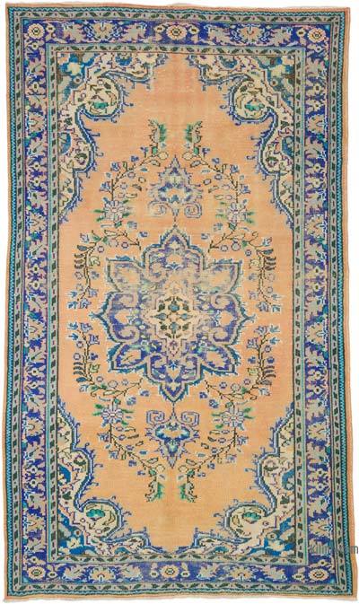 Alfombra Vintage Turca Anudada a Mano - 182 cm x 303 cm