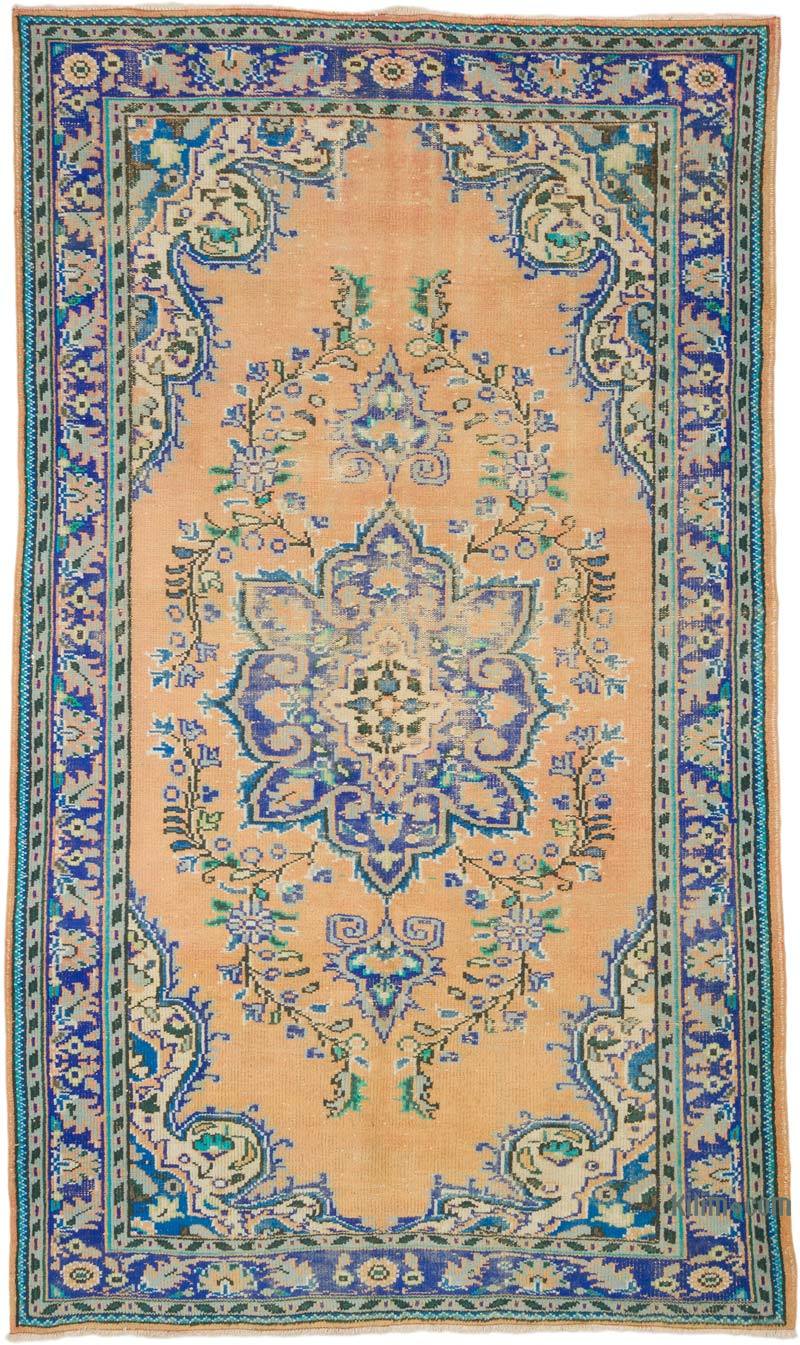 El Dokuma Vintage Halı - 182 cm x 303 cm - K0070421