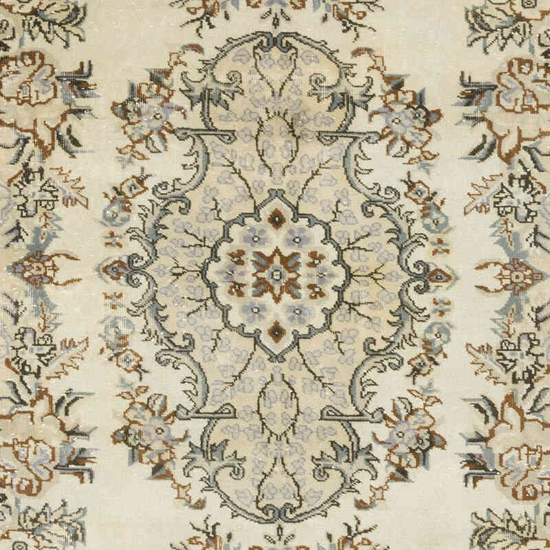 Alfombra Vintage Turca Anudada a Mano - 211 cm x 320 cm - K0070422