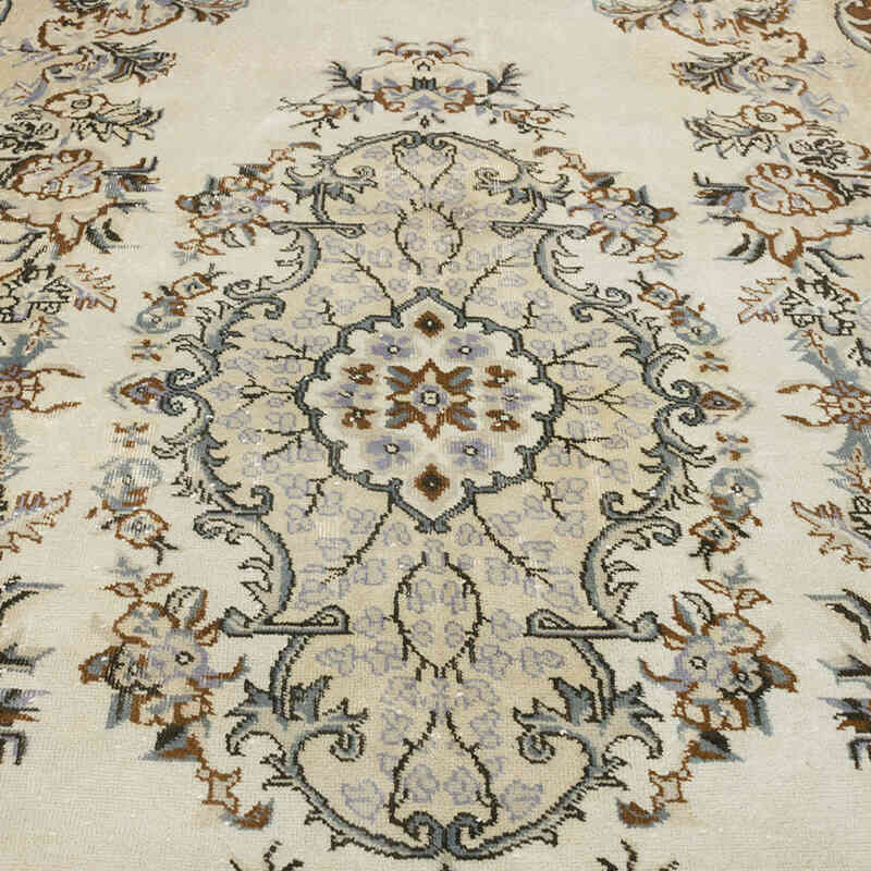Alfombra Vintage Turca Anudada a Mano - 211 cm x 320 cm - K0070422