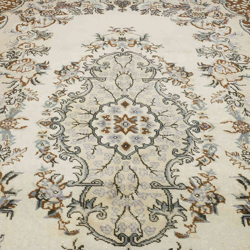 Alfombra Vintage Turca Anudada a Mano - 211 cm x 320 cm - K0070422