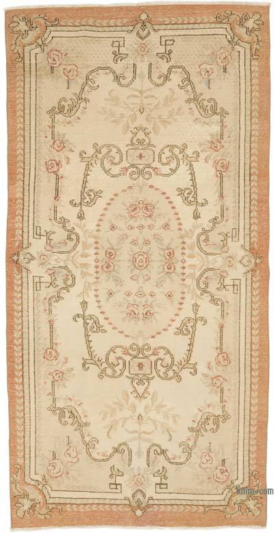 Vintage Turkish Hand-Knotted Rug - 3' 8" x 7' 4" (44" x 88")