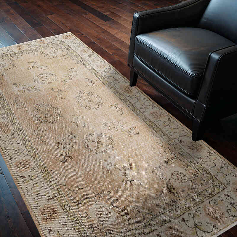 El Dokuma Vintage Halı - 116 cm x 208 cm - K0070427