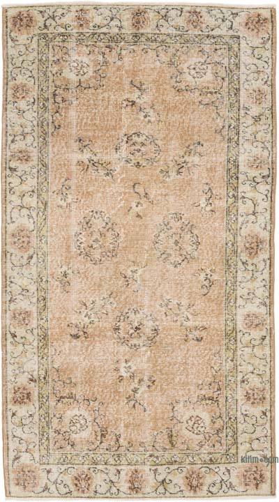Vintage Turkish Hand-Knotted Rug - 3' 10" x 6' 10" (46" x 82")